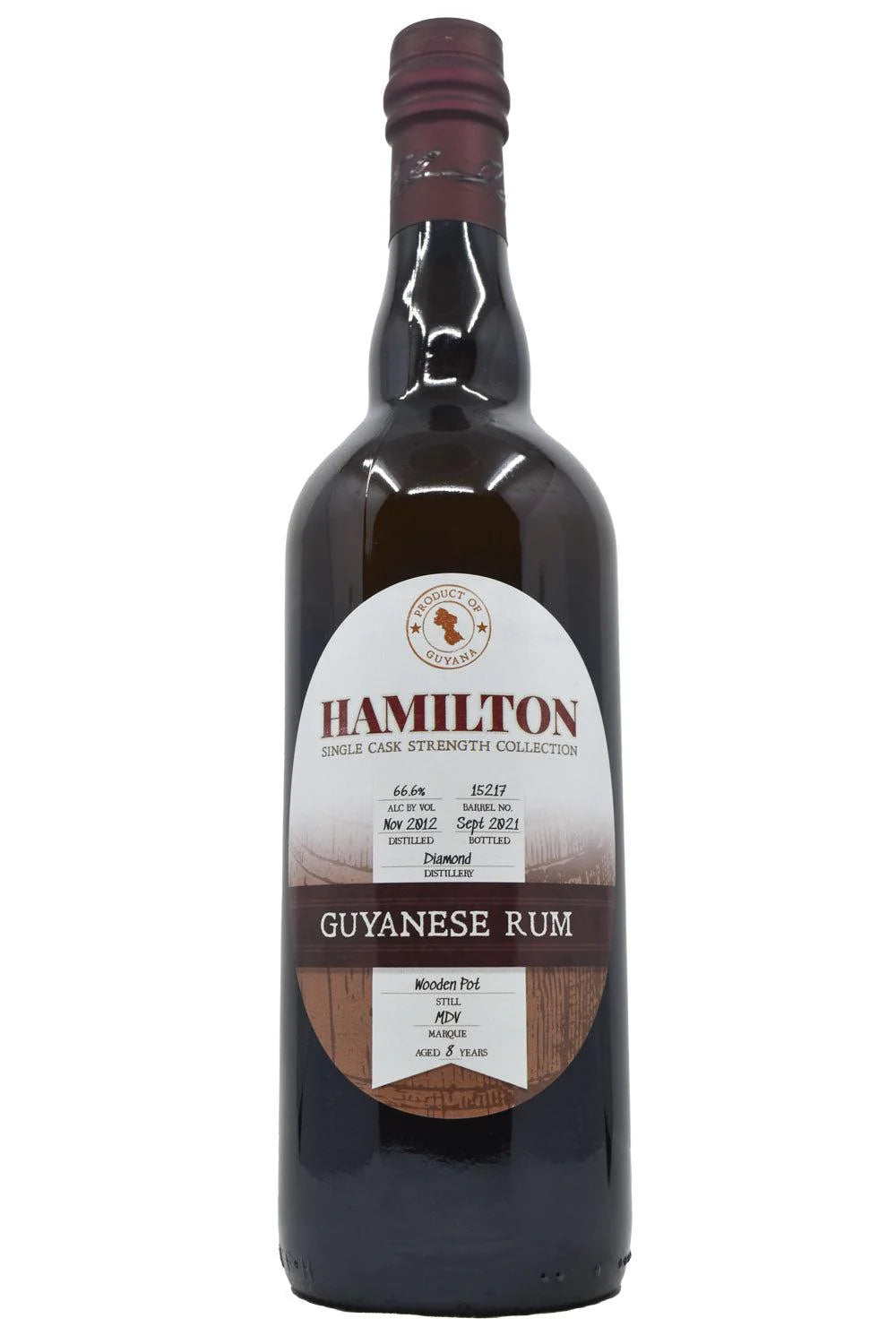 Hamilton Demerara 2012 #15217 at CaskCartel.com