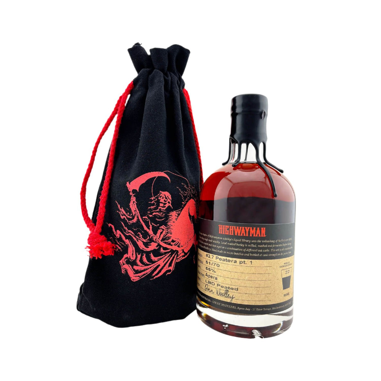 Highwayman Peatera Batch 3.7 Single Malt Whisky | 500ML at CaskCartel.com