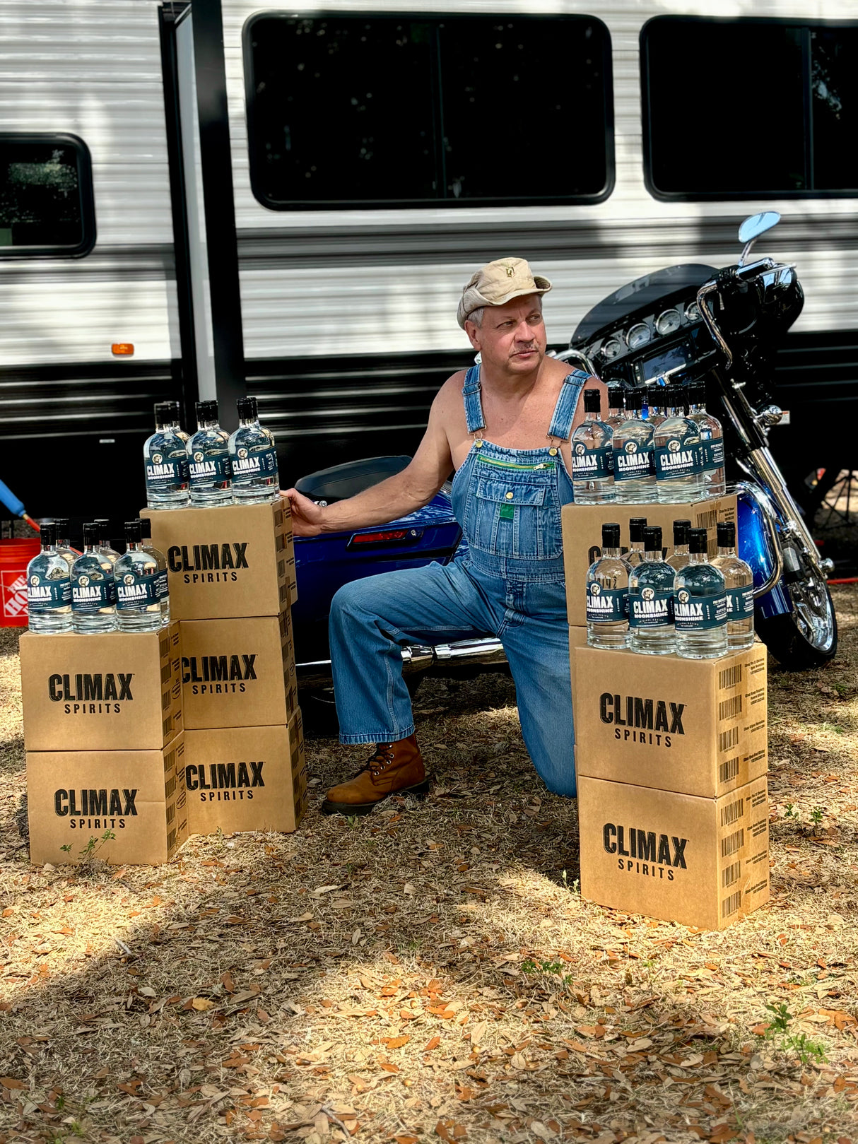 Moonshiners Tim Smiths | Climax Moonshine - Original (2) Bottle Bundle | Autographed by Tim Smith at CaskCartel.com 5