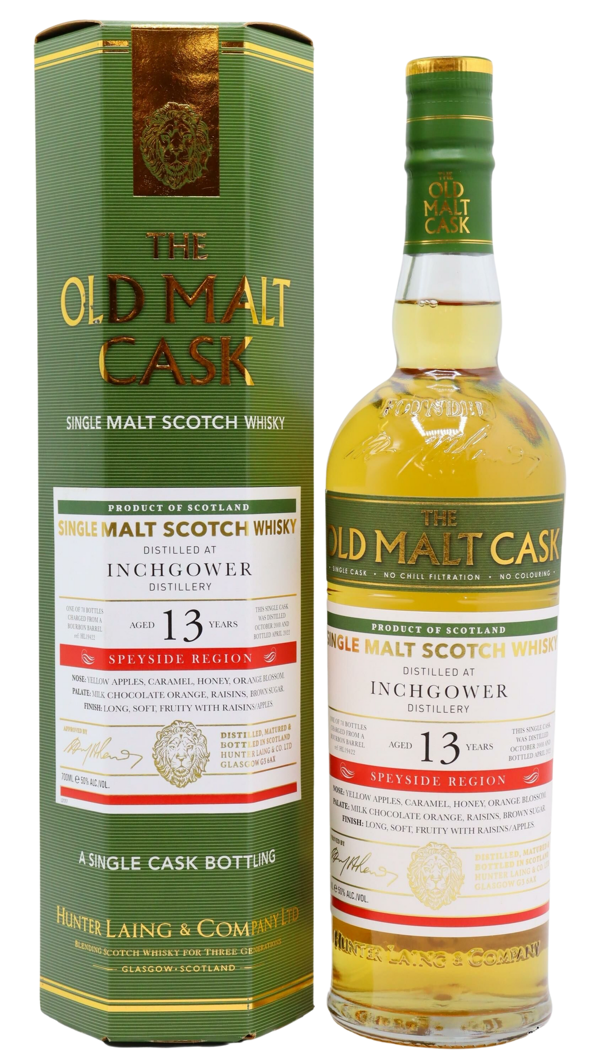 Inchgower Old Malt Cask Single Cask #19422 2008 13 Year Old Whisky | 700ML at CaskCartel.com