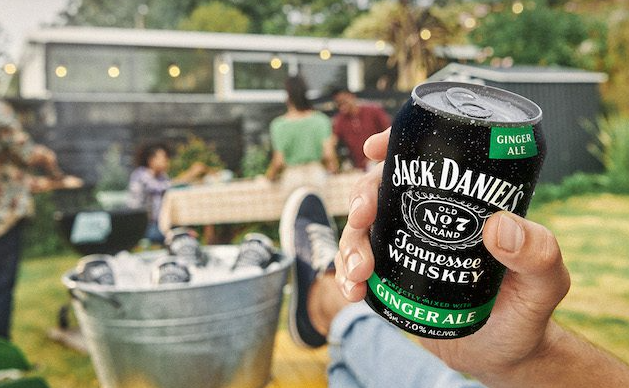 Jack Daniel's Jack and Ginger Cocktail | 4x355ML | 2024 New Release at CaskCartel.com