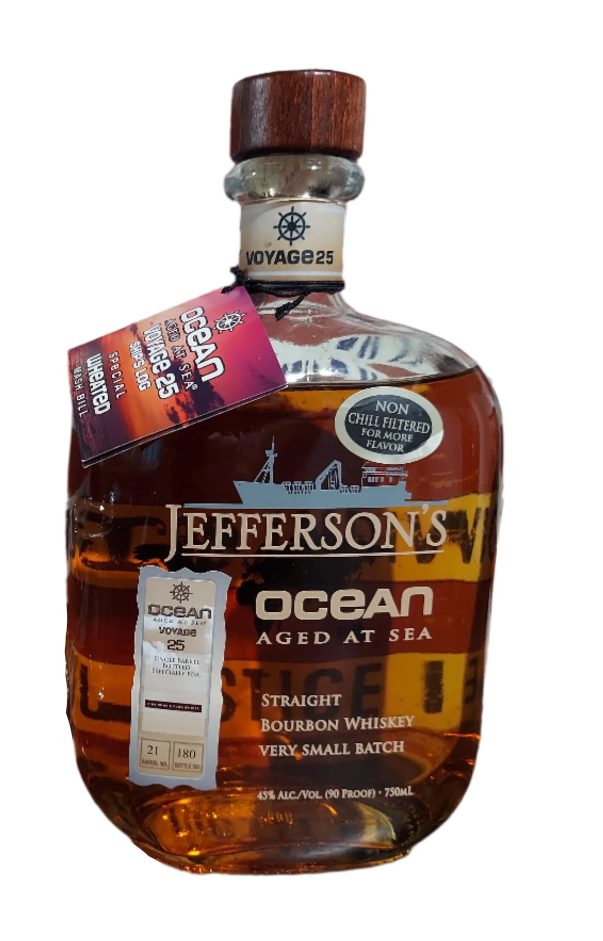 Jefferson's Ocean Special Wheated Voyage 25 Straight Bourbon Whisky at CaskCartel.com
