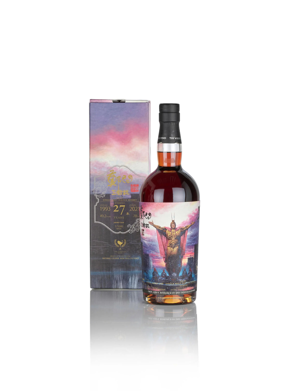 Kilbride 1993 TWf Chen_Uen's Romance of the Three Kingdoms 27 Year Old 2021 Release Single Malt Scotch Whisky | 700ML at CaskCartel.com