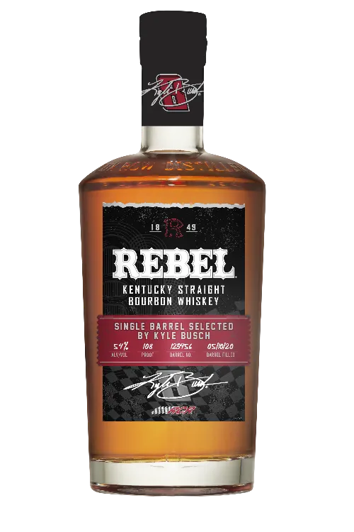 Kyle Busch | Rebel Single Barrel Straight Bourbon Whiskey at CaskCartel.com