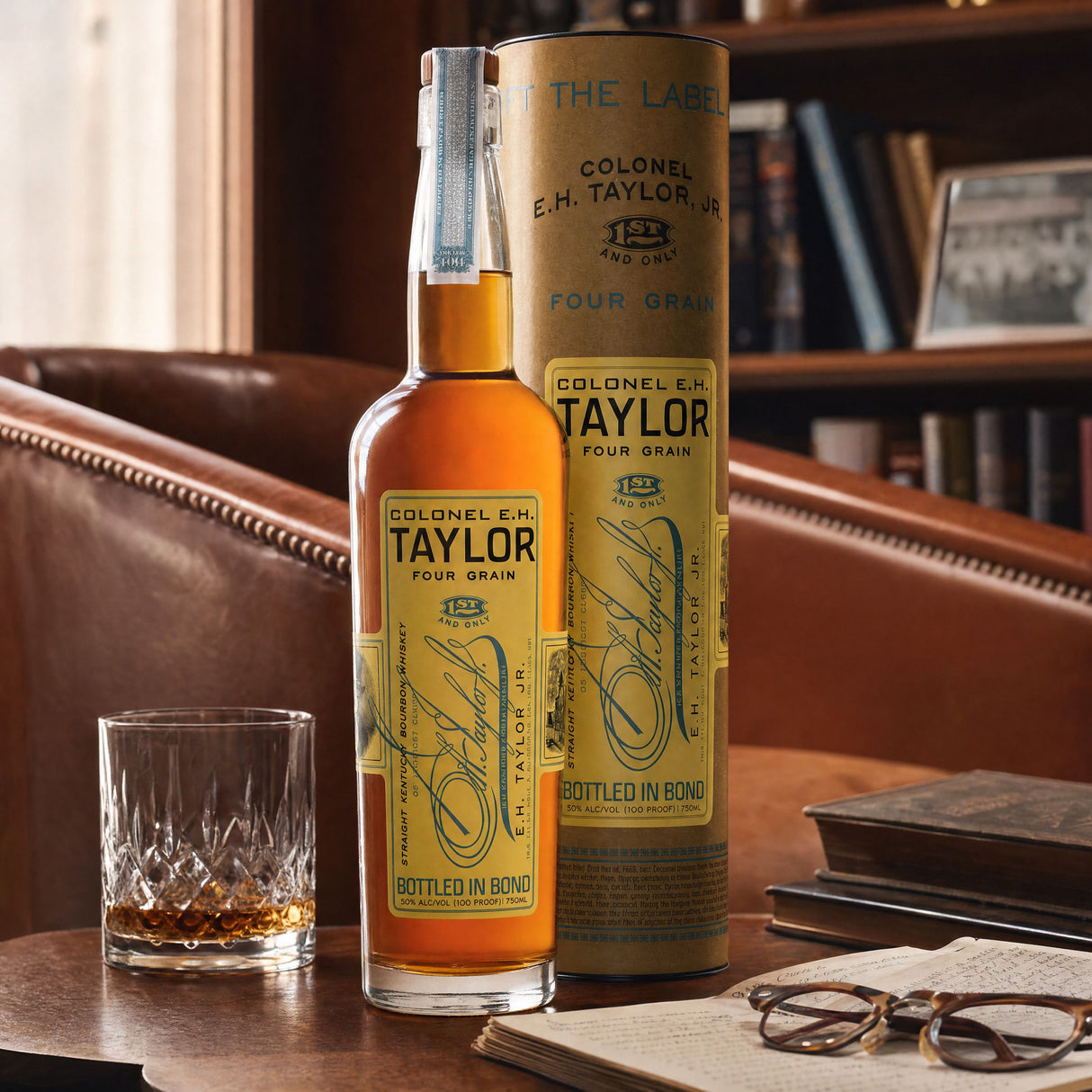 Colonel E.H. Taylor, Jr Four Grain Bottled-in-Bond Straight Kentucky Bourbon Whiskey at CaskCartel.com