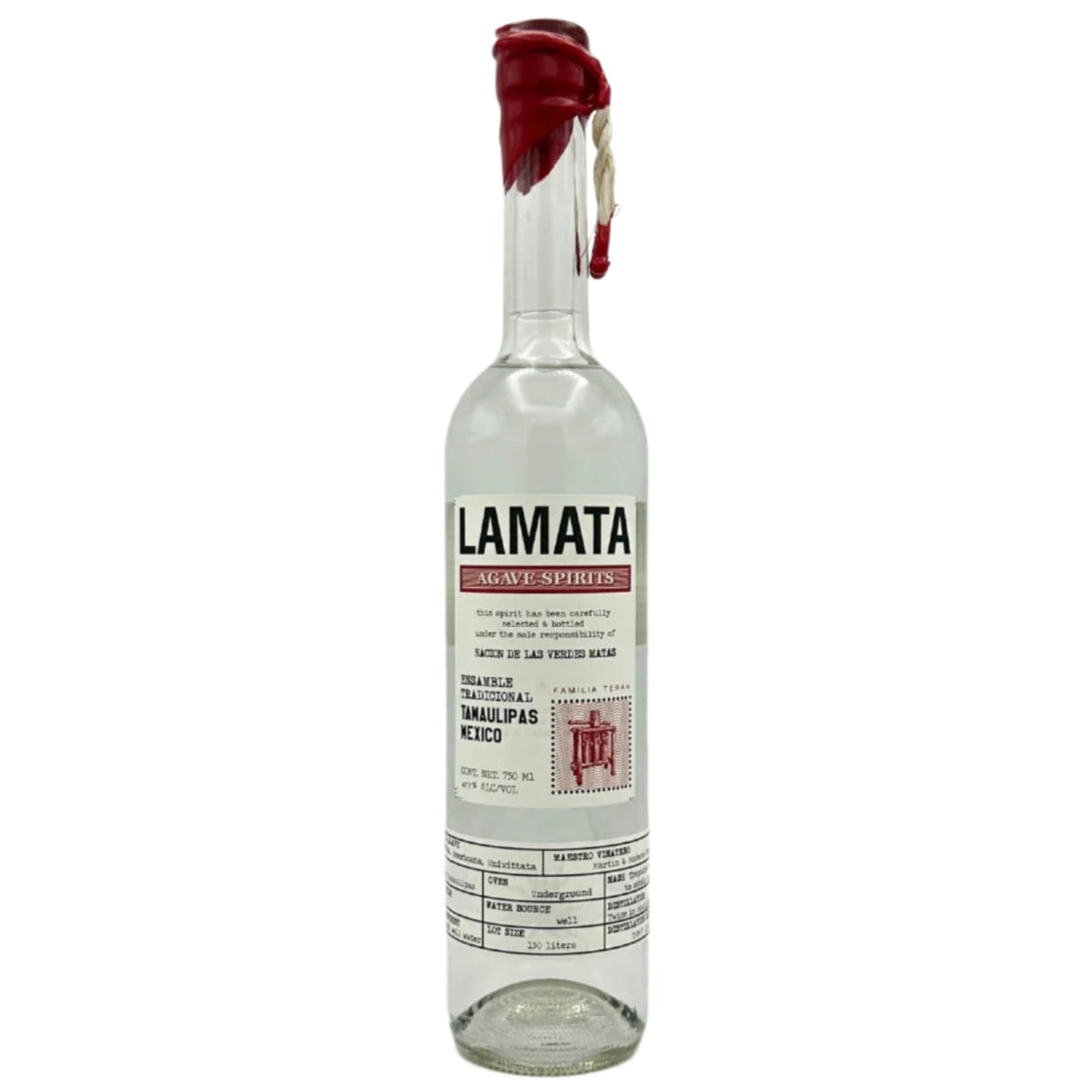 Lamata Ensamble Tradicional Tamaulipas Familia Teran Agave Spirit at CaskCartel.com