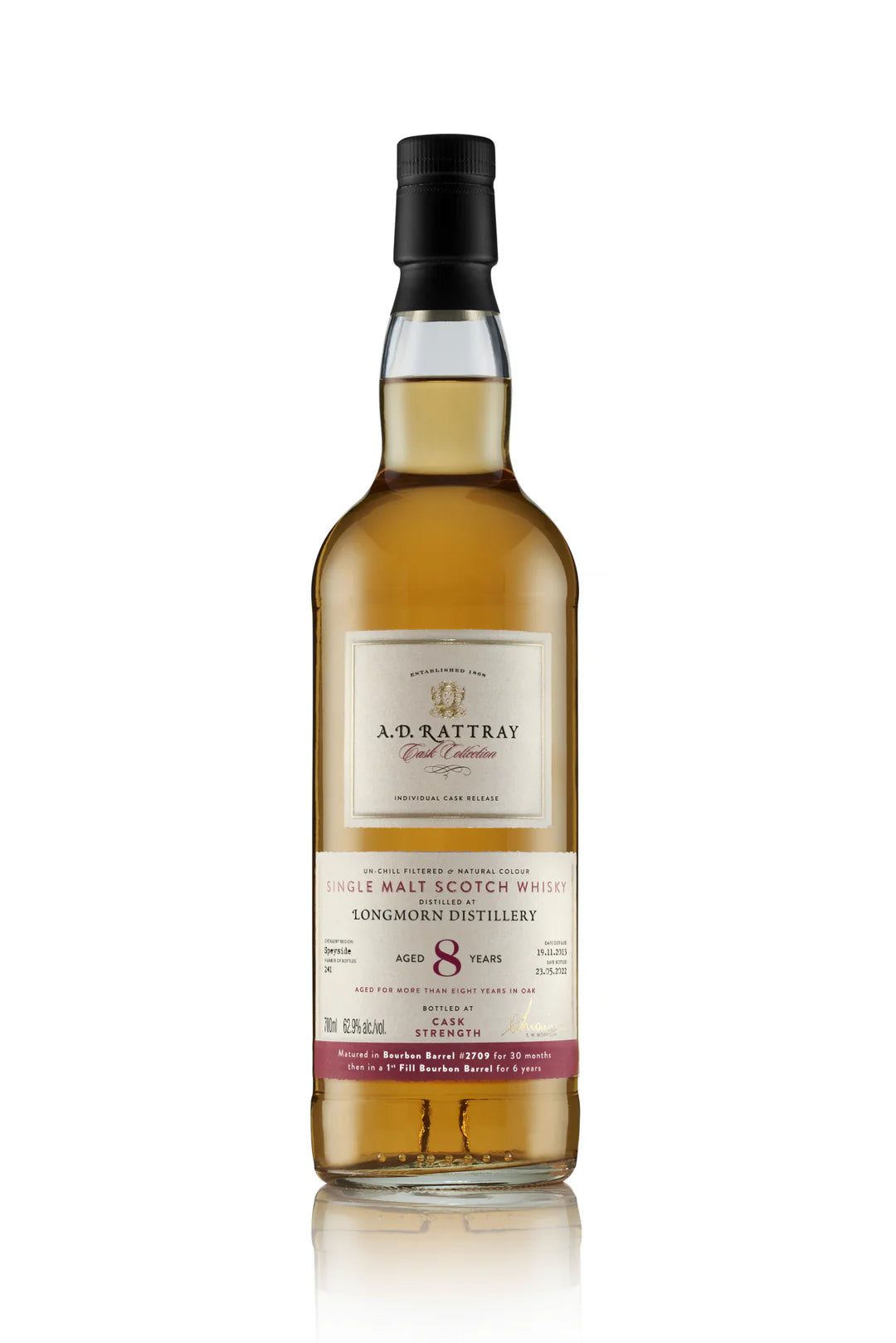 Longmorn 2013 (A.D. Rattray) Cask Collection (8 Year Old) Single Malt Scotch Whisky | 700ML at CaskCartel.com