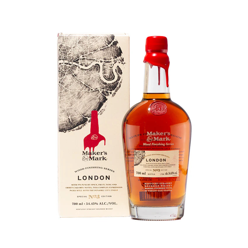 Makers Mark | Wood Finishing City Series London Edition | Kentucky Straight Bourbon Whisky | 2024 Limited Release 700ML