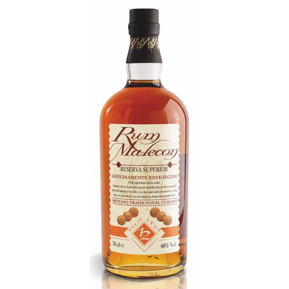 Malecon 12 Year Old Reserva Superior Rum | 700ML at CaskCartel.com