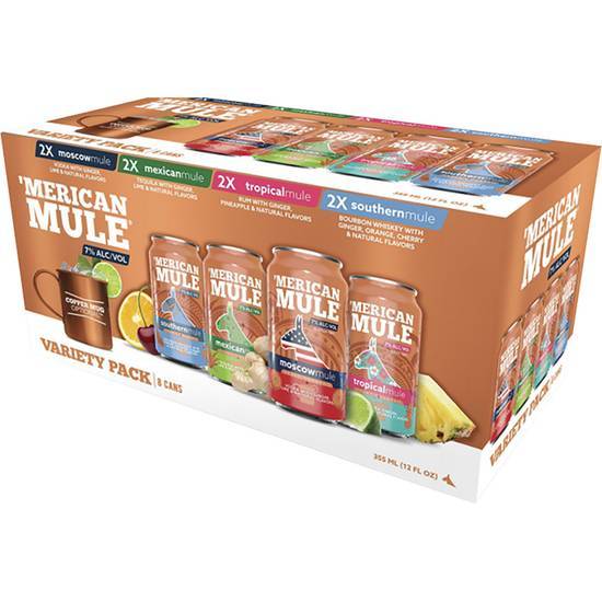 Merican Mule | Variety (8) Pack Cans