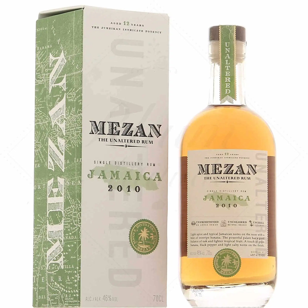 Mezan 12 Year Old Jamaica 2010 The Unaltered Rum | 700ML at CaskCartel.com
