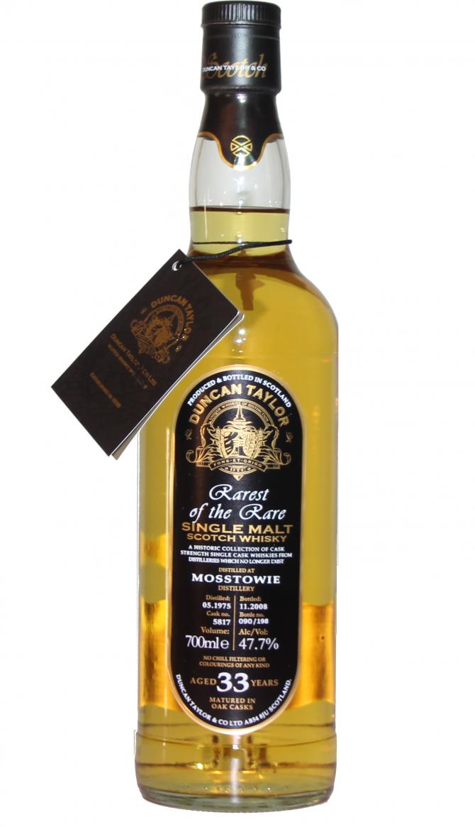 Mosstowie 33 Year Old (D.1975 B.2008) Rarest of The Rare Duncan Taylor Scotch Whisky | 700ML at CaskCartel.com