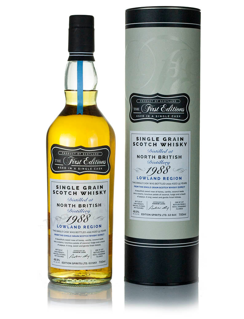 North British 1988 (Edition Spirits) The First Editions (33 Year Old) Single Grain Whisky | 700ML at CaskCartel.com