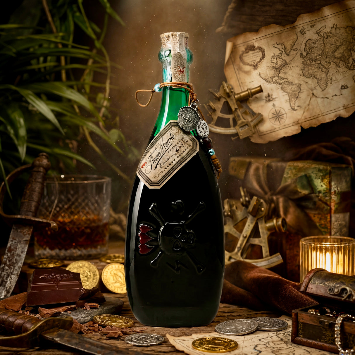 Johnny Depp | Three Hearts Rum | First Edition | 700ML 3