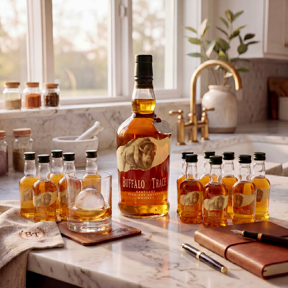 Buffalo Trace Kentucky Straight Bourbon Whiskey | (12)*50ML | Miniatures at CaskCartel.com 4