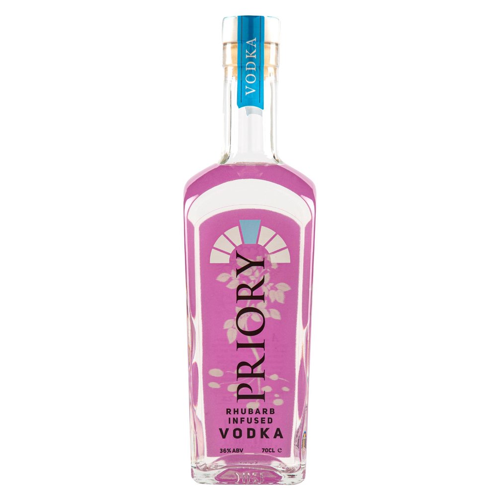 Priory Rhubarb Infused Vodka | 700ML at CaskCartel.com