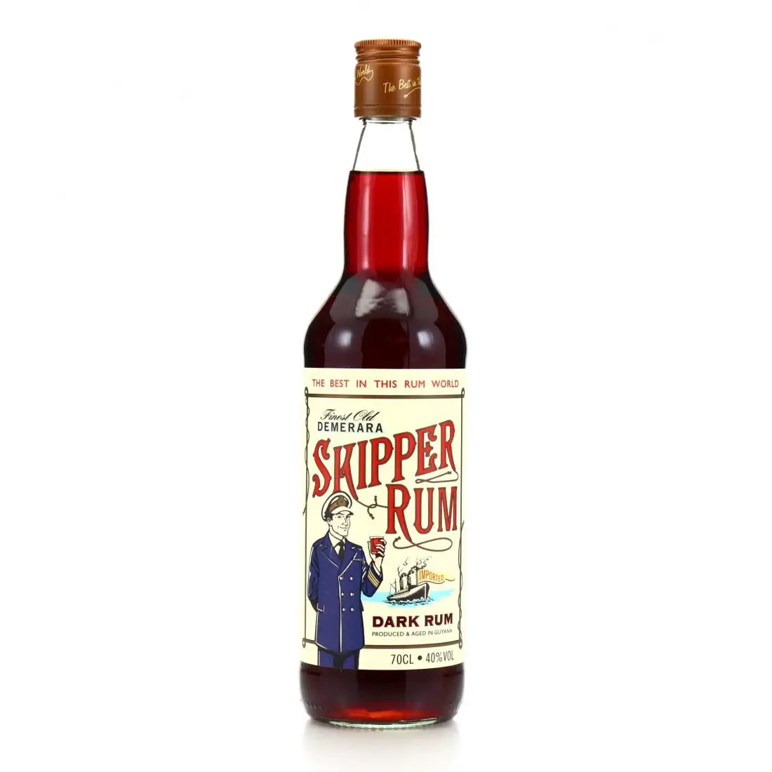 Skipper Demerara Dark Rum | 700ML at CaskCartel.com