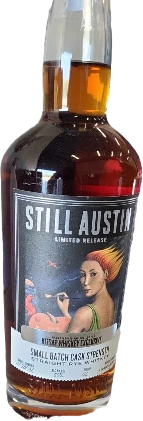 Still Austin | Kitsap Exclusive | Small Batch Cask Strength Straight Rye Whiskey | Limited Release at CaskCartel.com