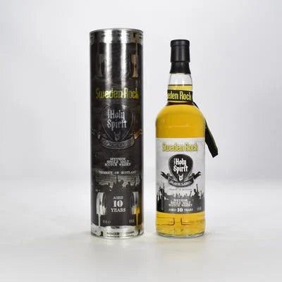 Sweden Rock Holy Spirit 10 Year Old Black Label Single Malt Whiskey | 700ML at CaskCartel.com