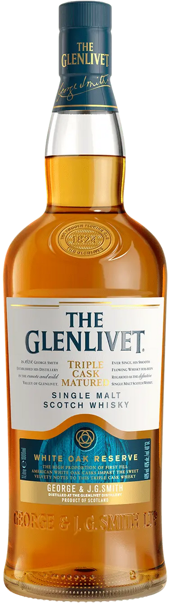 た*屋様 GLENLIVET 1L 43% BUY] The Glenlivet White Oak Reserve Triple Cask Matured Scotch