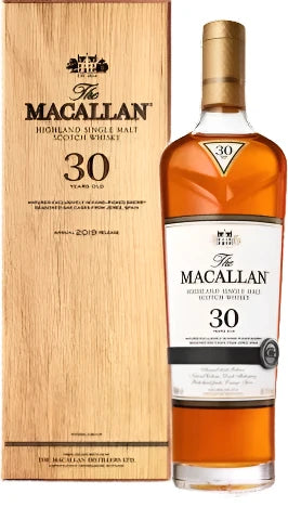 The Macallan 30 Year Old Sherry Oak 2019 Release Highland Single Malt Scotch Whiskey at CaskCartel.com