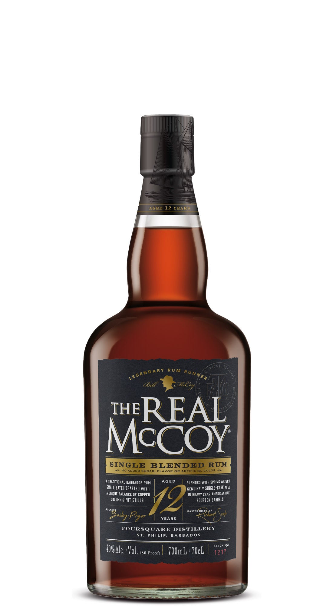 The Real McCoy Distiller's Proof 12 year Old Barbados Rum at CaskCartel.com