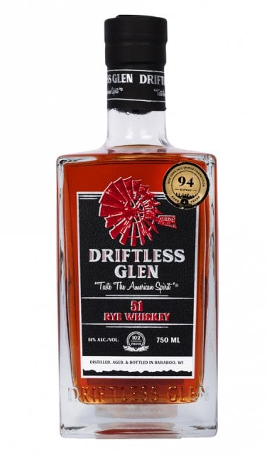 Driftless Glen 51 Rye Whiskey