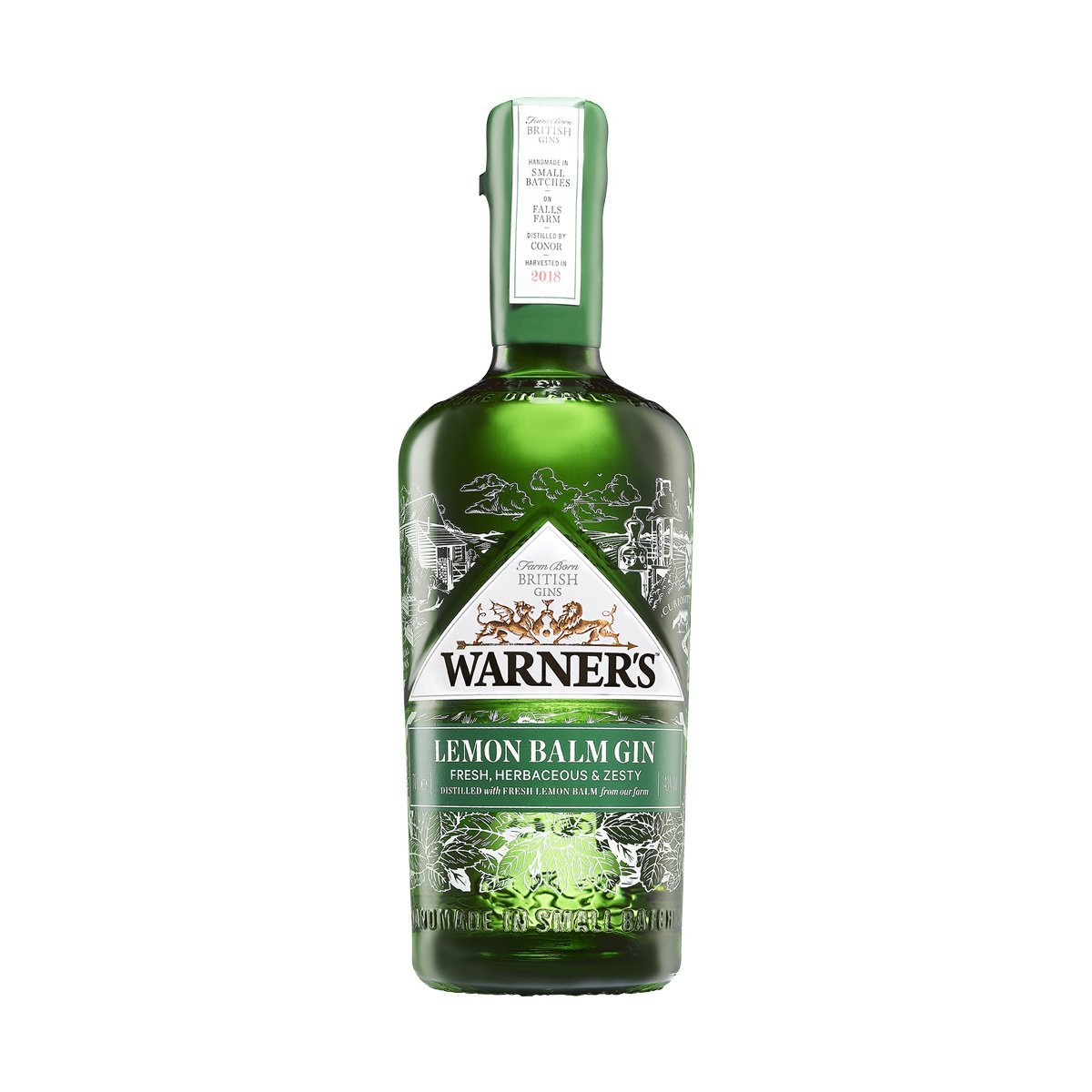 Warner's Lemon Balm Flavoured Gin | 700ML at CaskCartel.com