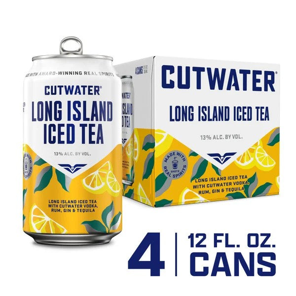 Cutwater Spirits Long Island Iced Tea (4)Pack Cans at CaskCartel.com