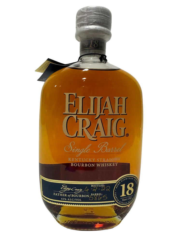 Elijah Craig Single Barrel #5865 18 Year Old Bottled 2022 Kentucky Straight Bourbon at CaskCartel.com