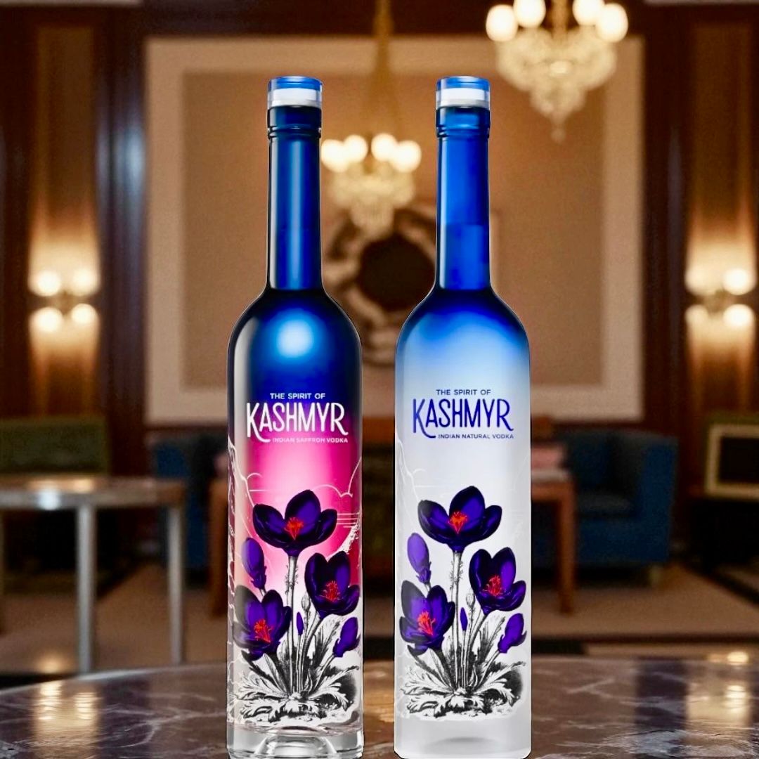 The Spirit of Kashmyr Indian Natural & Indian Saffron Vodka | (2)*750ML at CaskCartel.com