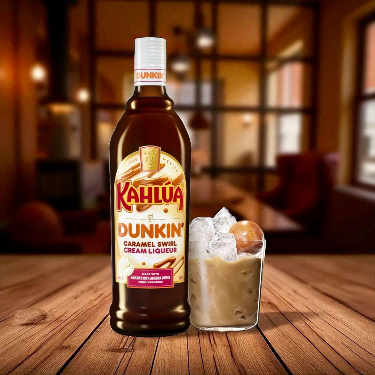 Kahlua Dunkin Caramel Swirl Cream Liqueur at CaskCartel.com 2