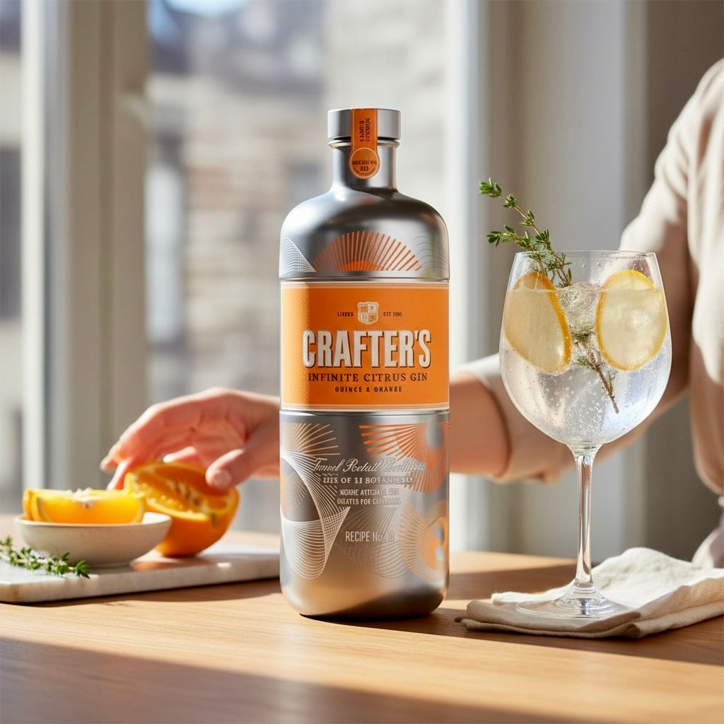 Crafter's Infinite Citrus Gin | 700ML at CaskCartel.com 2