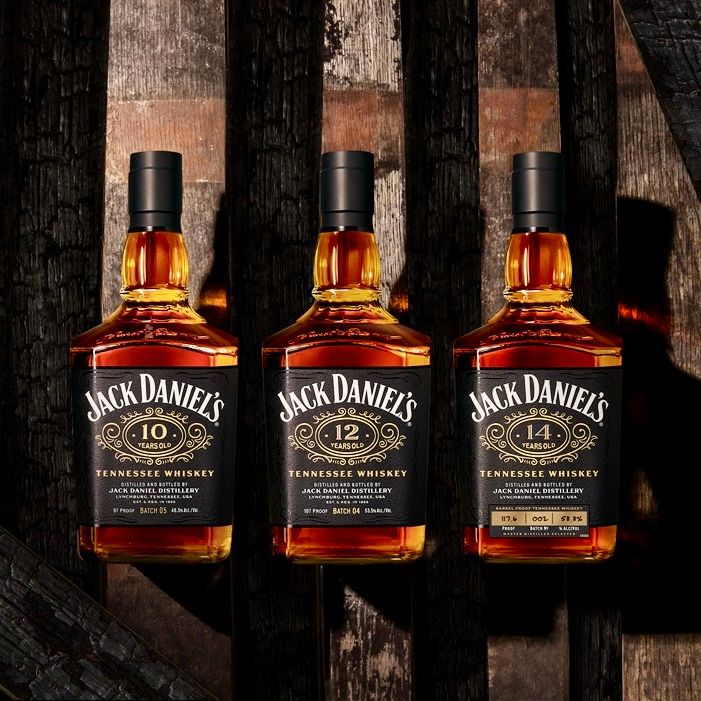 Jack Daniels | 10, 12, & 14 Year Old | Tennessee Whiskey | (3) Bottle Bundle at CaskCartel.com