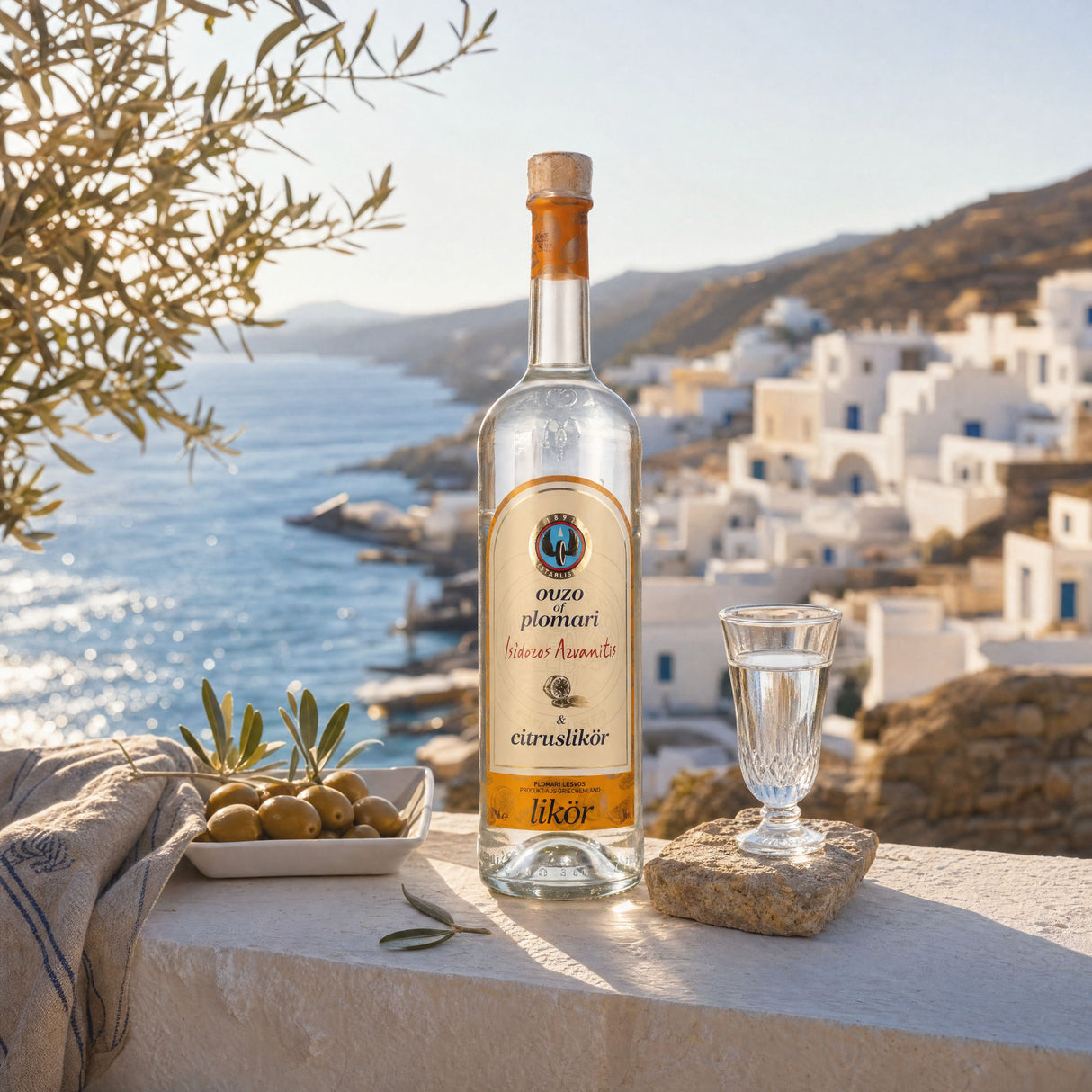Ouzo of Plomari Citrus Liqueur | 700ML at CaskCartel.com 2