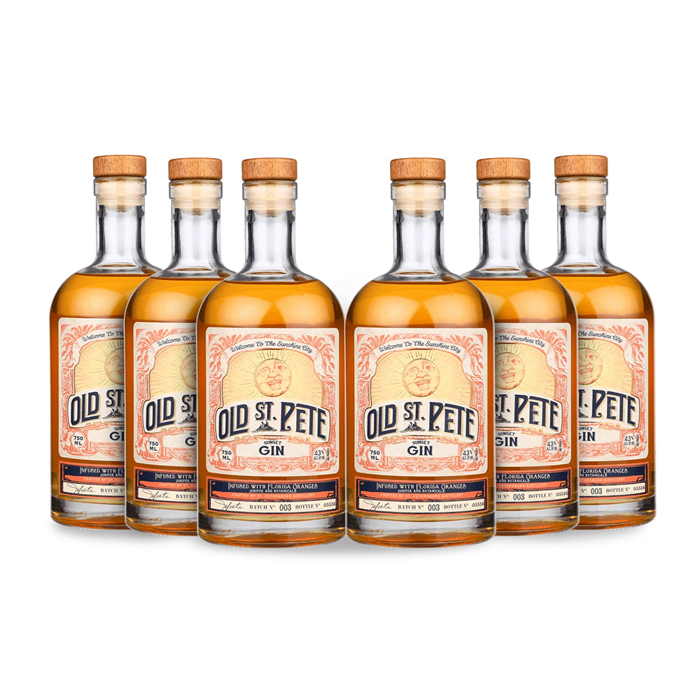 Old St Pete Sunset Gin (6) Bottle Bundle