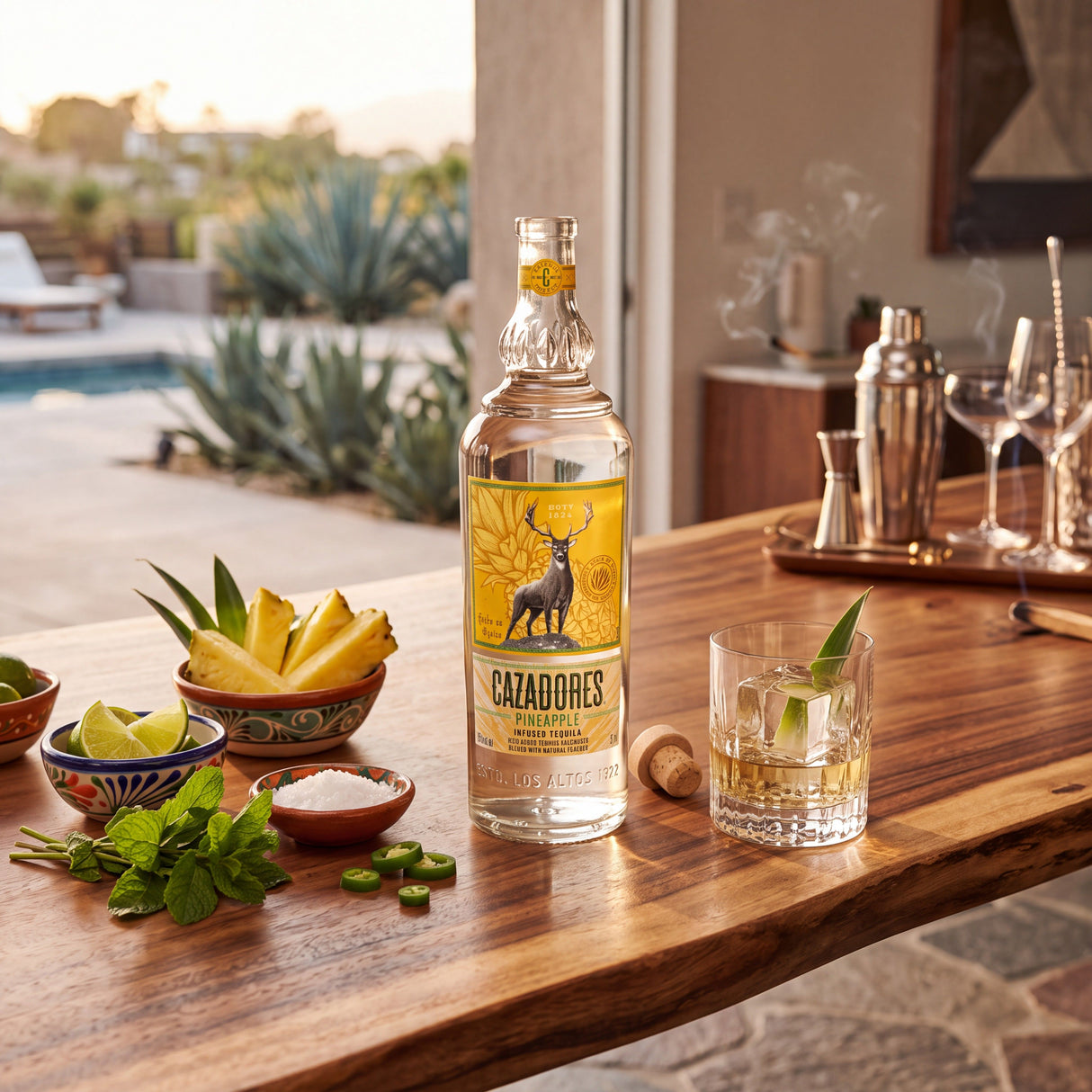 Cazadores Pineapple Mexican Flavored Spirit Tequila at CaskCartel.com 2