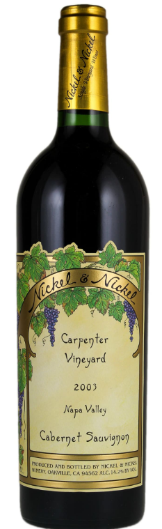2003 | Nickel & Nickel | Carpenter Vineyard Cabernet Sauvignon at CaskCartel.com