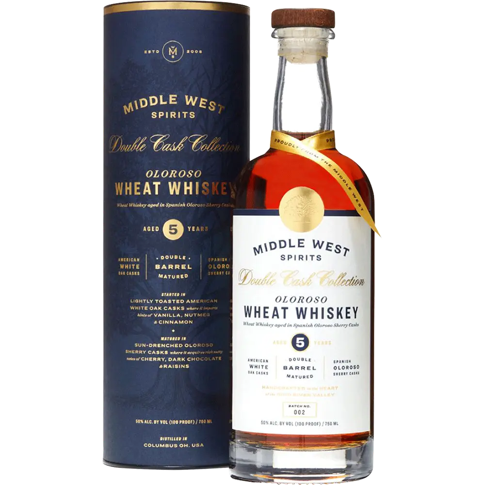 Middle West Spirits Double Cask Collection Oloroso Wheat Double Barrel Matured 5 Years | 750ML at CaskCartel.com