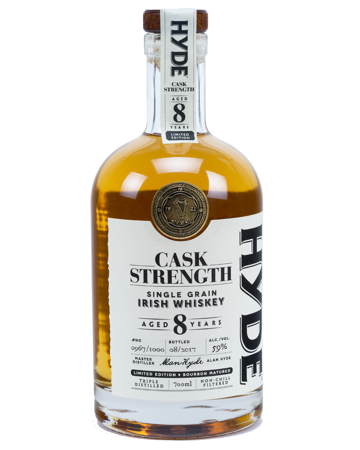 Hyde 8 Year Old Cask Strength Single Grain Irish Whiskey at CaskCartel.com