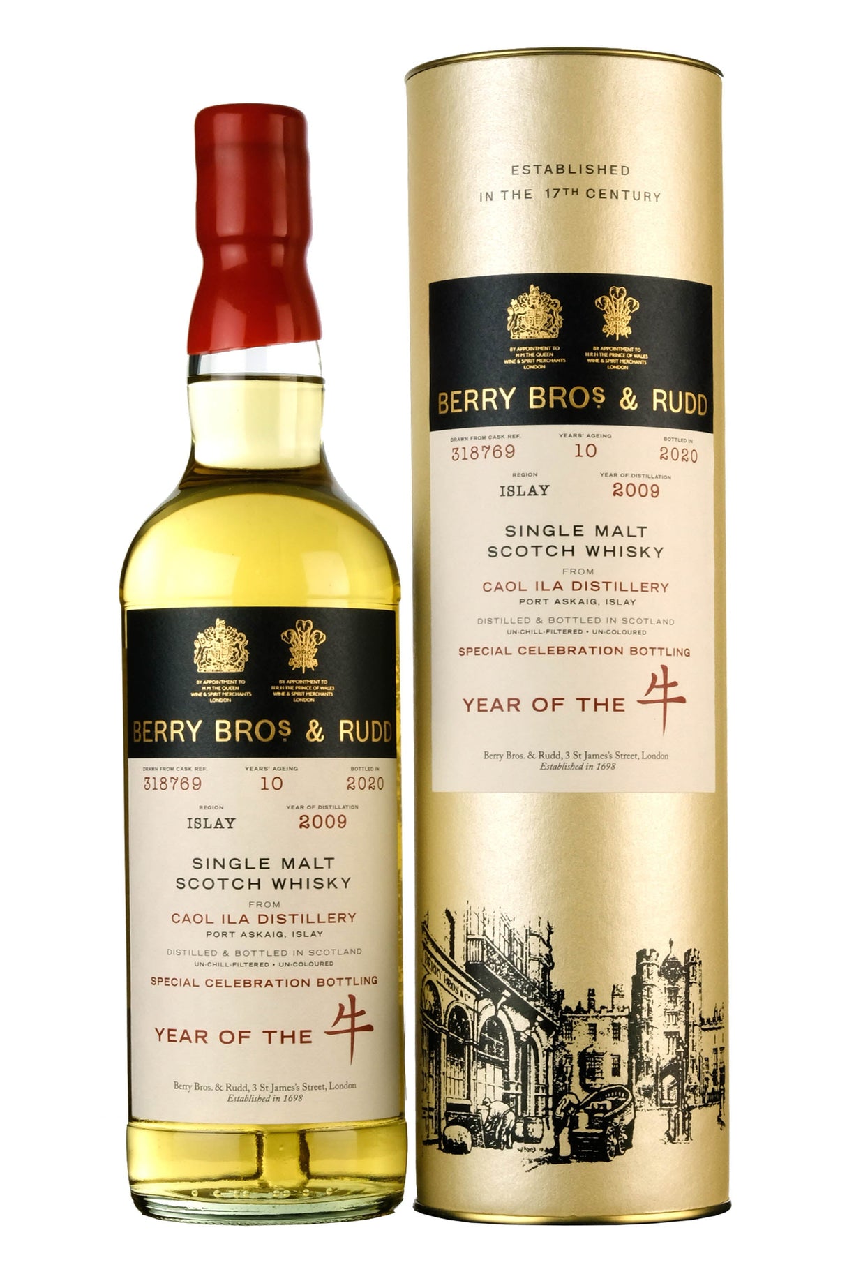 Caol Ila Berry Bros & Rudd Single Cask #318769 2009 10 Year Old Whisky | 700ML at CaskCartel.com