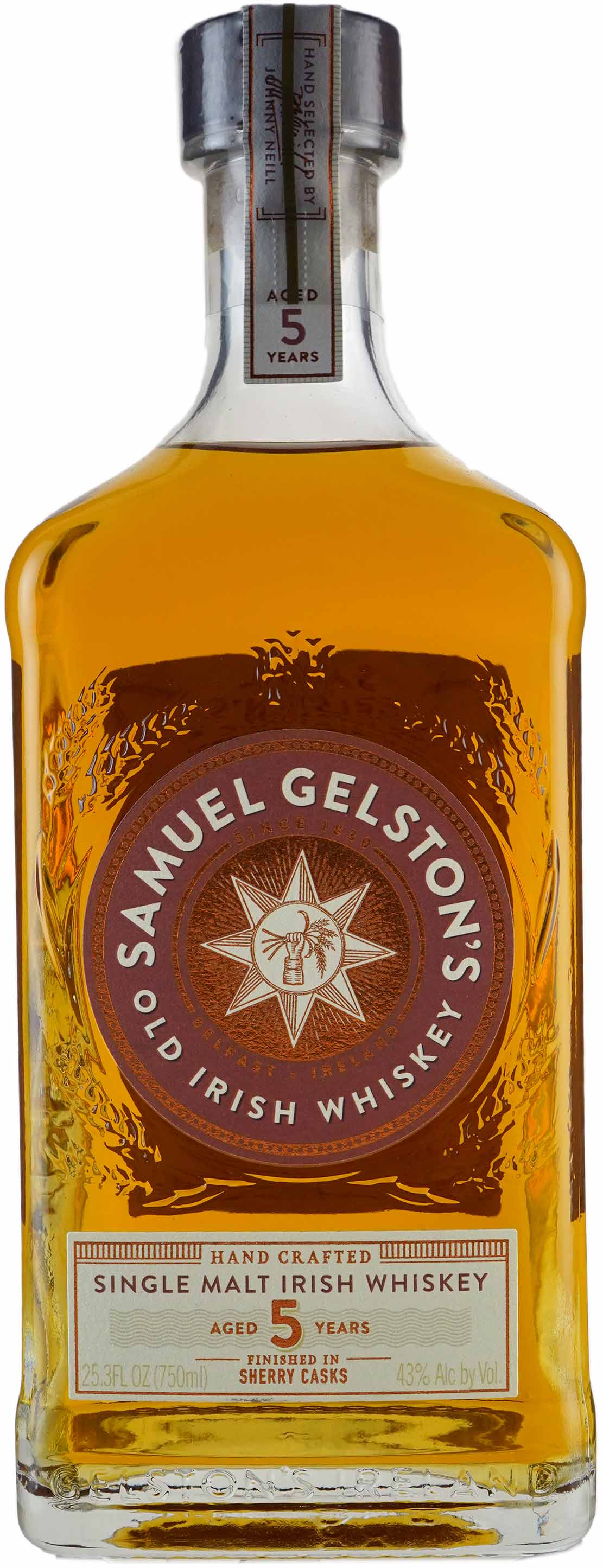 Samuel Gelston's 5 Year Old Sherry Cask Irish Whiskey at CaskCartel.com