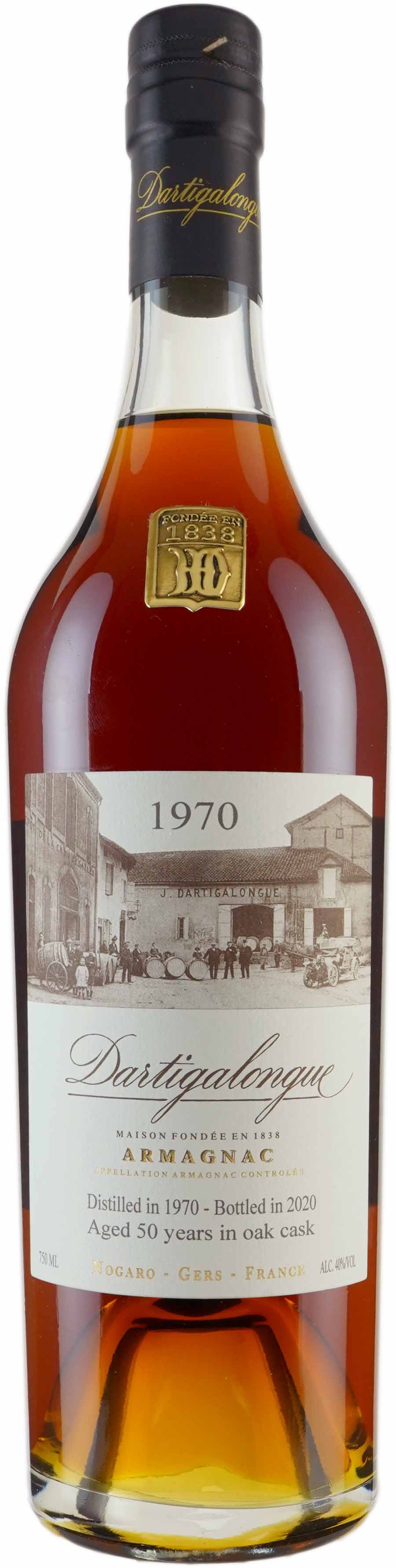 Dartigalongue 50 year old VIntage 1970 Armagnac at CaskCartel.com