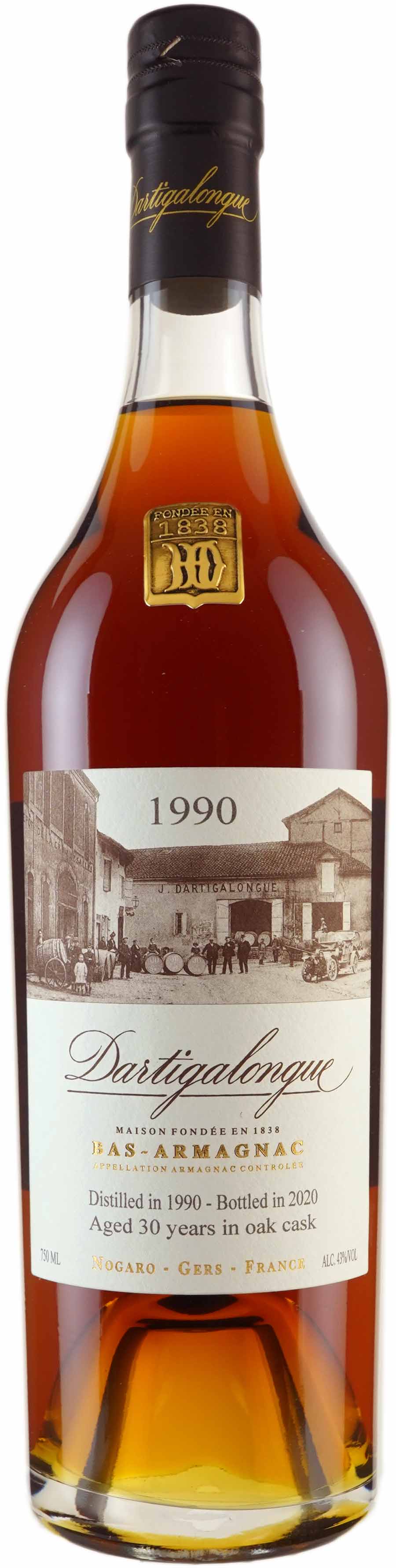 Dartigalongue 30 year old Vintage 1990 Armagnac at CaskCartel.com