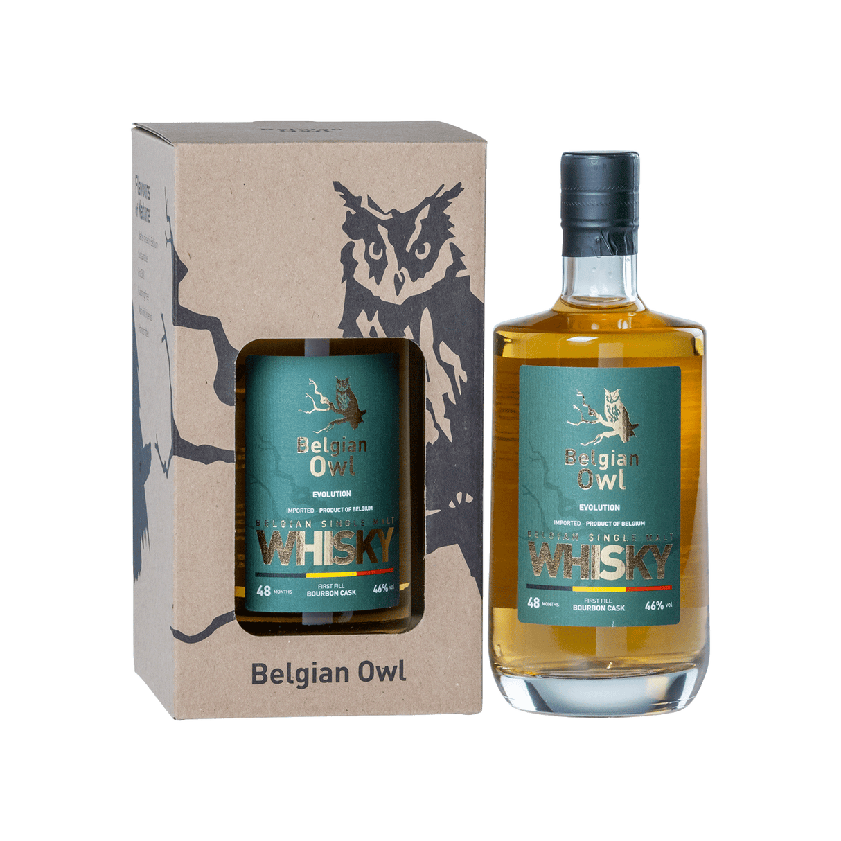 Belgian Owl 48 Months Identite Belgian Single Malt Whisky | 500ML at CaskCartel.com