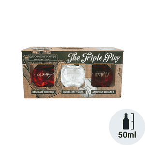 Cooperstown Triple Play Baseball Whiskey | 50ML at CaskCartel.com