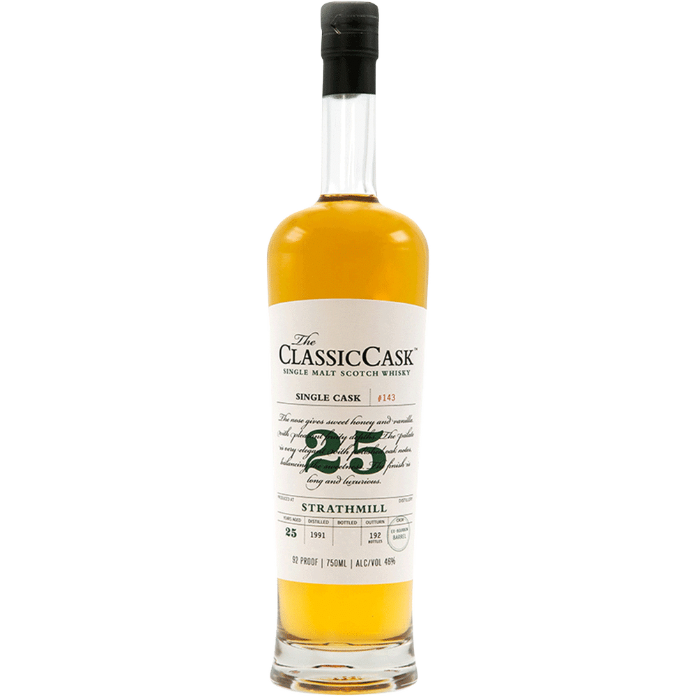 The Classic Cask Strathmill 25 Year Old Single Malt Scotch Whisky at CaskCartel.com