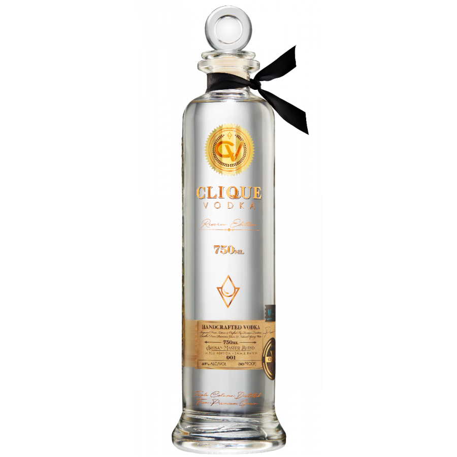 Clique Reserve Edition Artisan Master Blend Limited Edition Small Batch 001 Handcrafted Vodka at CaskCartel.com