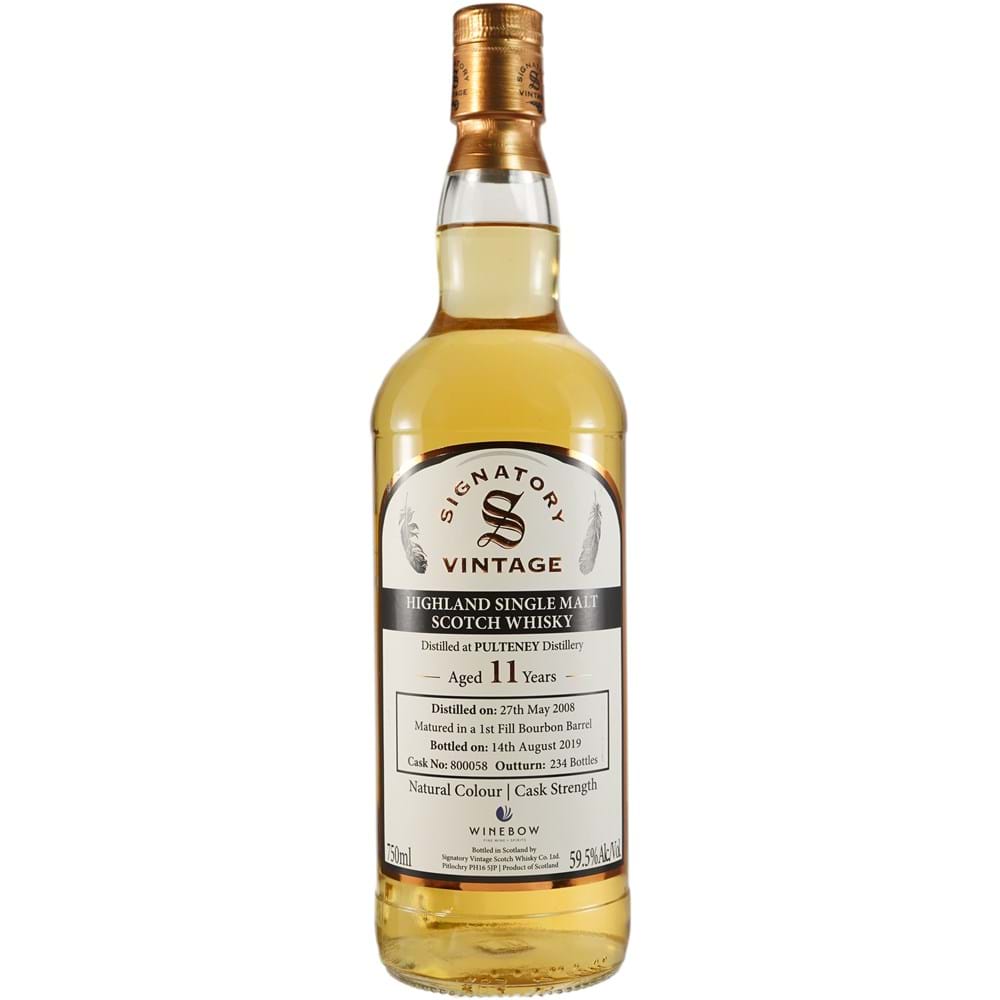 Signatory Pulteney 11 Year Old Winebow Chicago Selection 2008 Scotch Whisky at CaskCartel.com