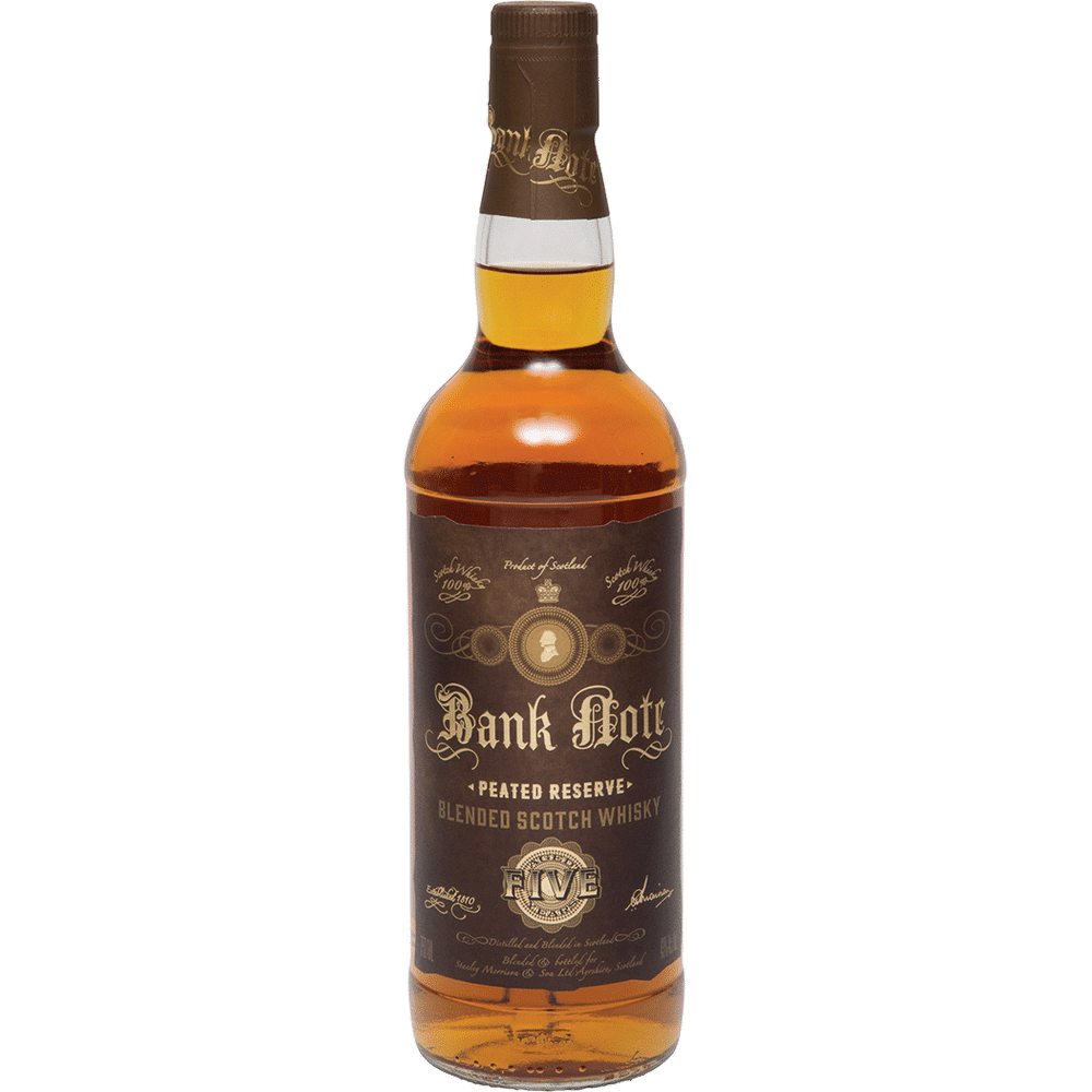 Bank Note Peated Reserve 5 Year Old Blended Scotch Whisky at CaskCartel.com